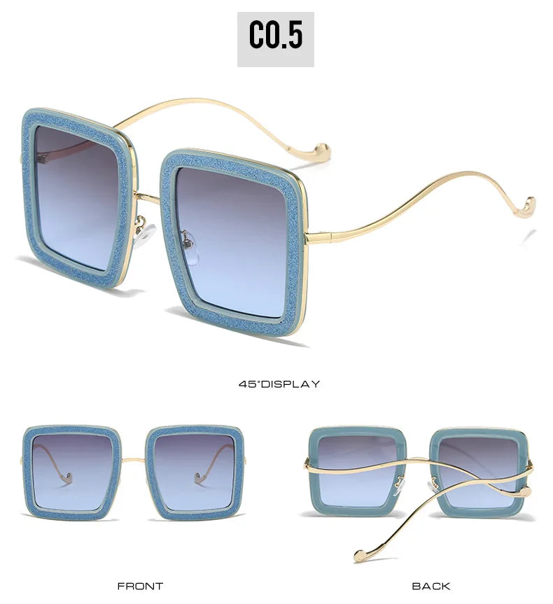 Glitter Vortex Shades – Rockstar Ice-Out Sunglasses for Unapologetic Legends