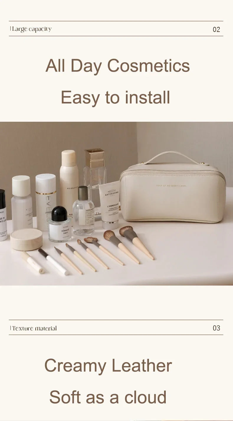 Bag of Holding: Ultra-Clever Travel Cosmetic Case for Women | Zippered Makeup & Toiletry Vault for Organized Queens