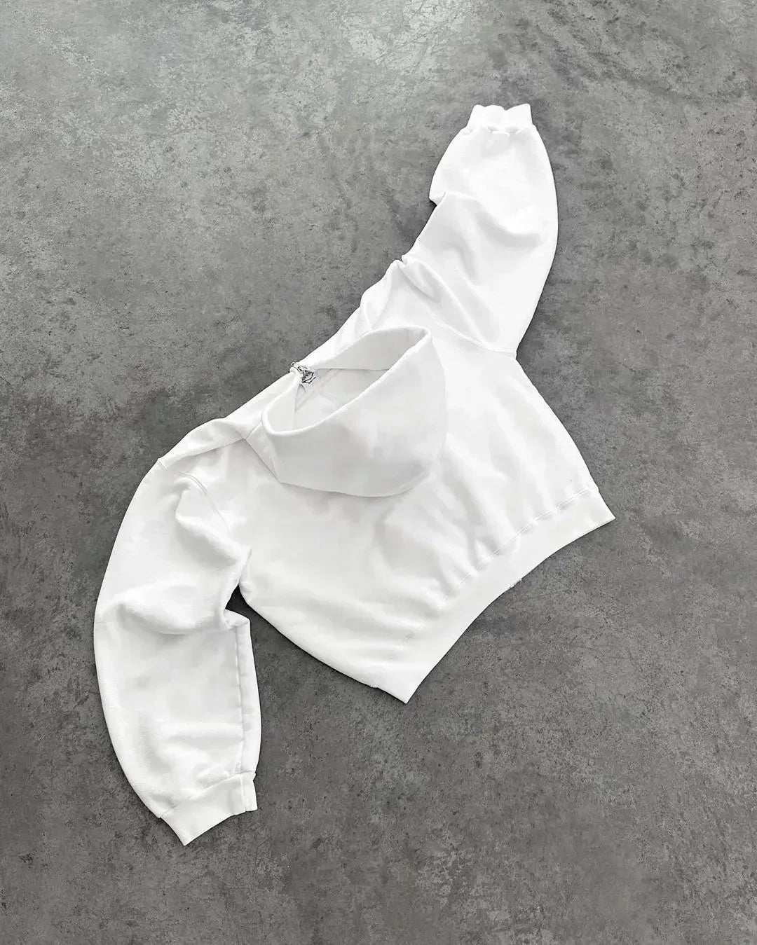 Electric Blue Anarchy Hoodie – Y2K Harajuku Letter Print Zip-Up for Men & Women, Street Royalty Edition