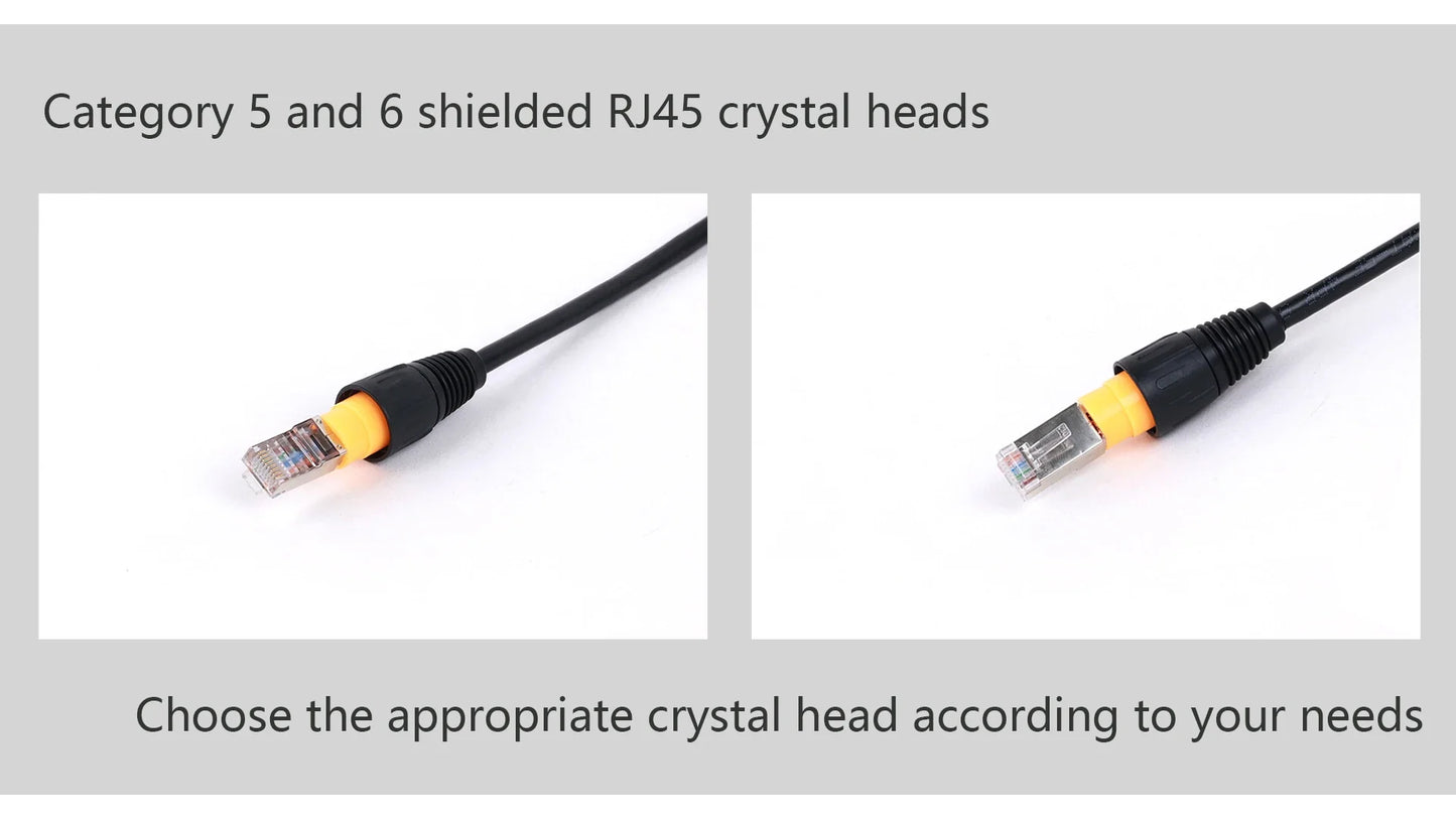 "Cable to the Grave" Ultra Shielded Cat5/Cat6 LAN Line – 0.3M-100M Stage-Ready STP/SFTP Ethernet Cable with Zinc Armor Ends