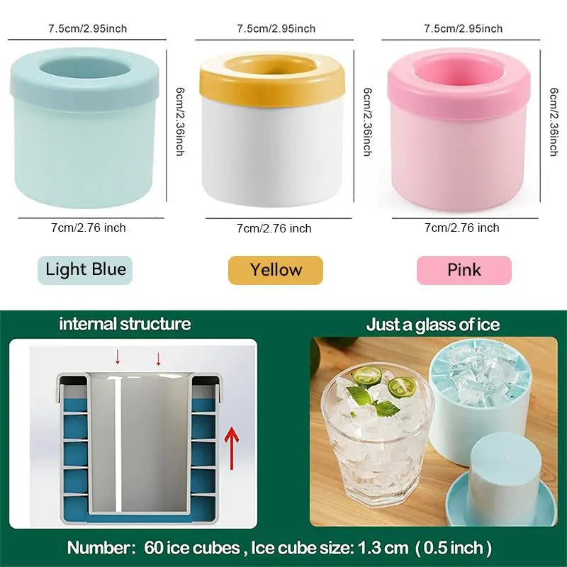 "Skull-Chillin’ Bullet Bucket" – Silicone Ice Cube Reactor for Whiskey, Cocktails, and Summer Mayhem