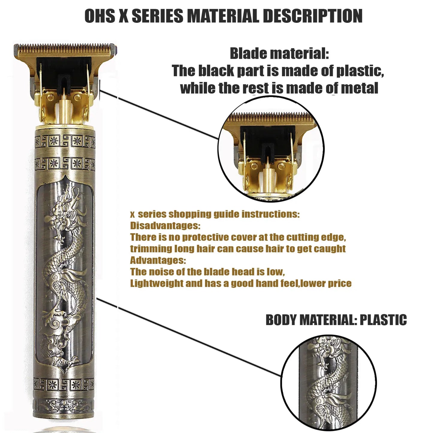 TrimMaster S1 Titanium Precision Hair Clipper – Rechargeable Beard & Body Grooming Shaver, Zero-Gap 0mm Ultra-Close Cut for Men