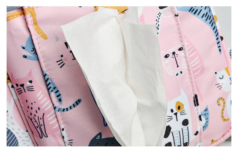 JoyTrail Mommy Backpack — Lightweight Printed Nylon Maternity & Baby Travel Bag with Large Capacity