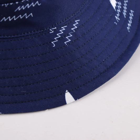Shark Splash Baby Sun Hat – playful bucket cap with summer-proof UV defense