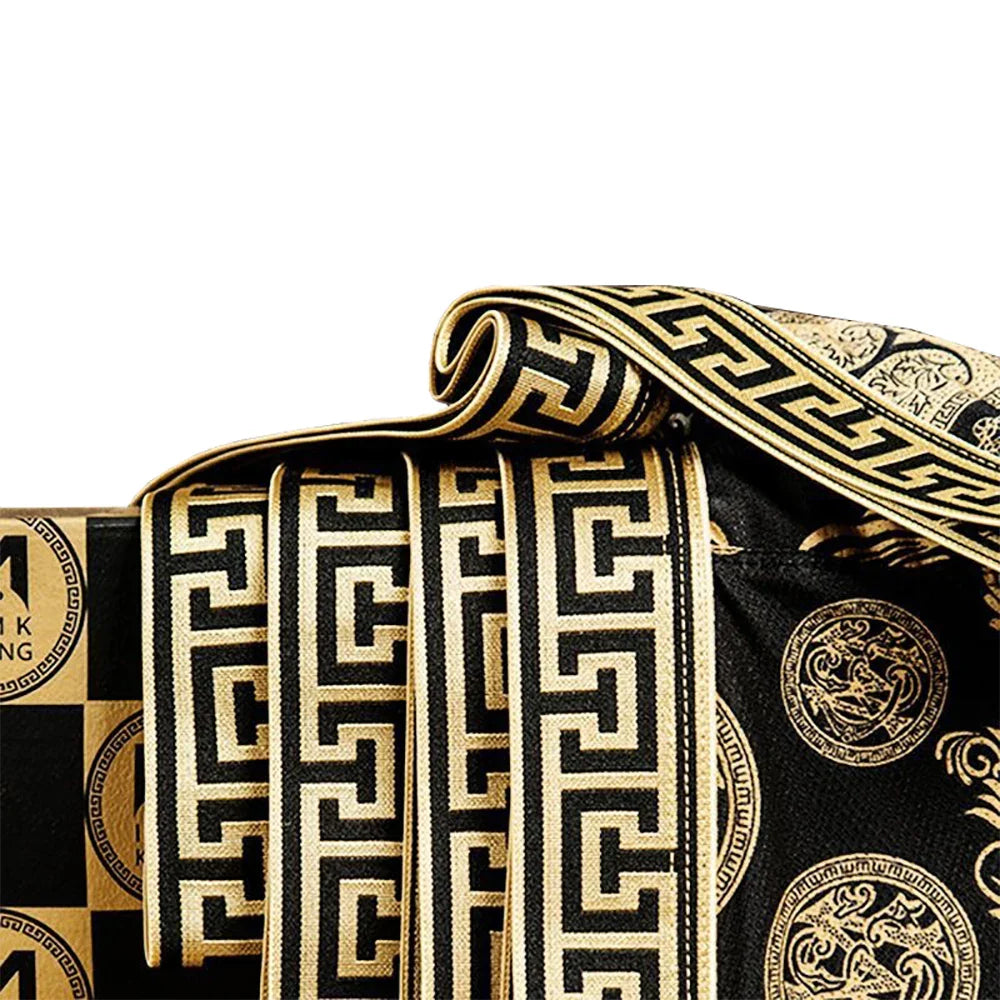 Vigilante Vice 4-Pack – Black Gold Rebel Fit Boxer Briefs for Men Who Don’t Flinch