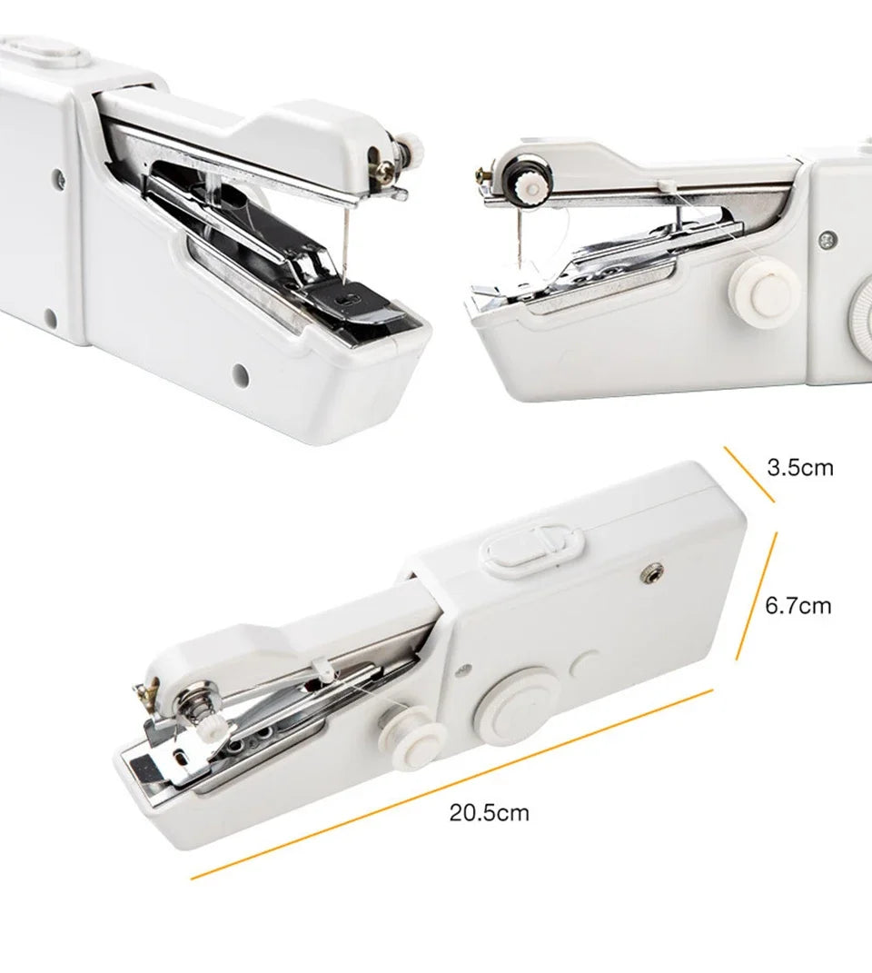 Lizard Vigilante Handheld Mini Sewing Machine – Portable Manual Stitcher for Quick Repairs, Travel & DIY Needlework