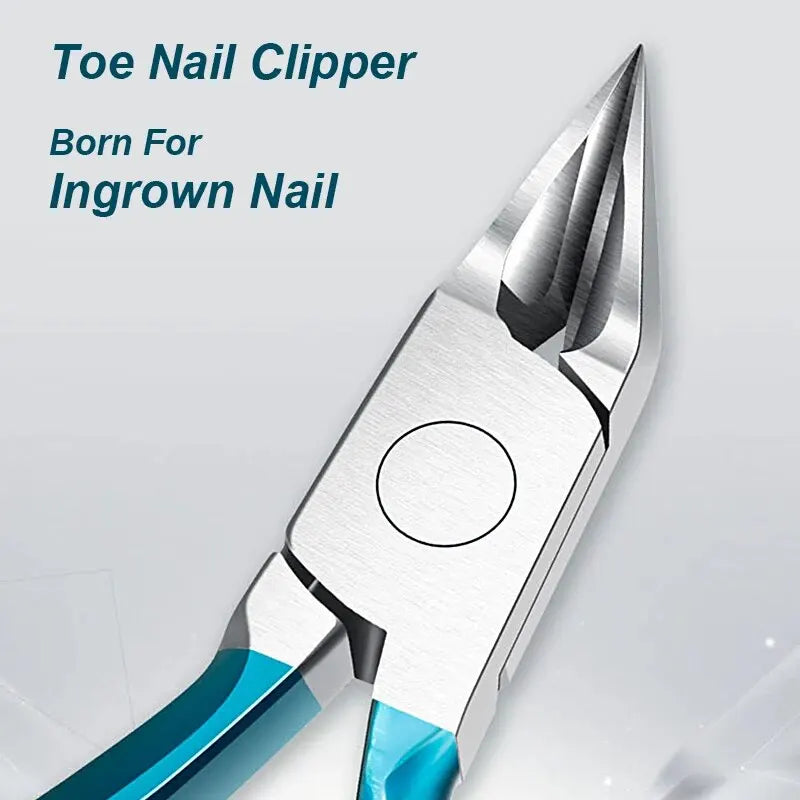 ClipTitan Precision Toenail Nipper – Stainless Steel Ingrown & Thick Nail Clipper for Podiatrist-Grade Care at Home