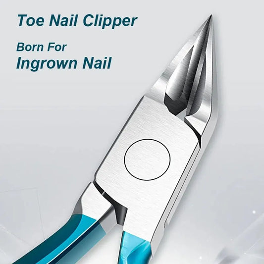 ClipTitan Precision Toenail Nipper – Stainless Steel Ingrown & Thick Nail Clipper for Podiatrist-Grade Care at Home