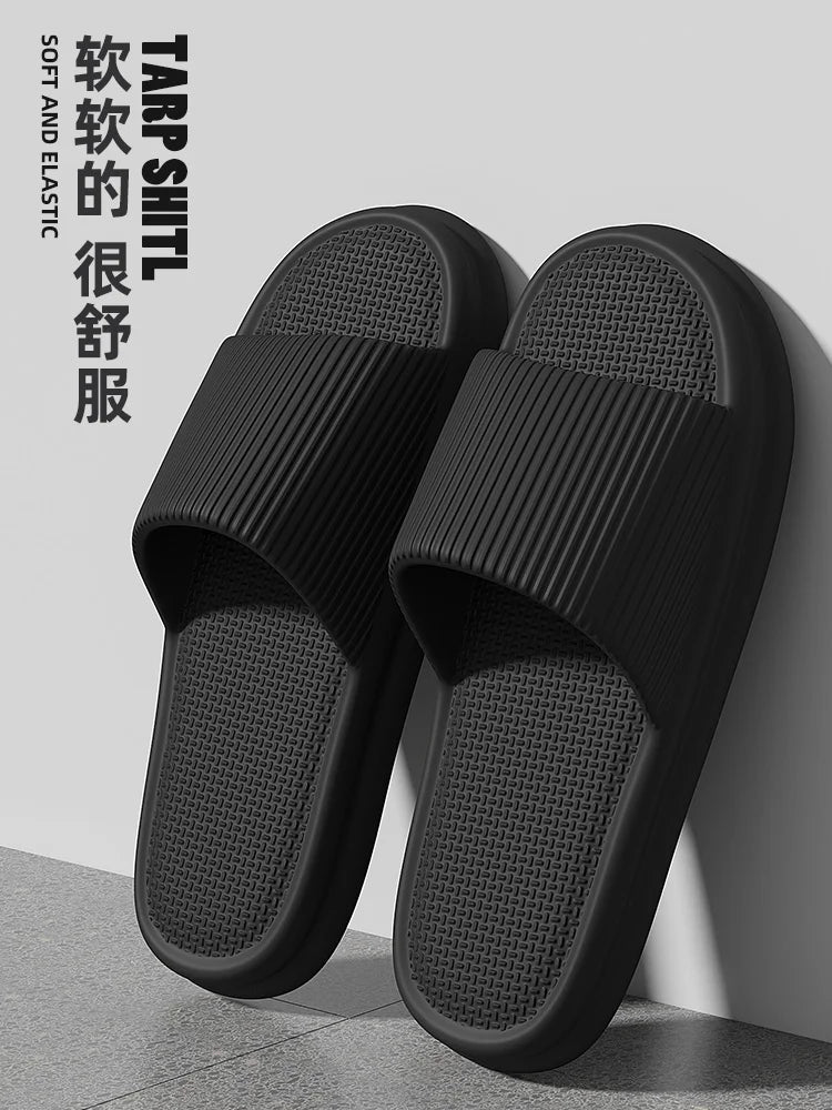 "DEADWALKER 49s" – Apocalypse-Ready Flat Sole Sliders for Men & Women | Heavy Metal Bathhouse Slippers | Big Sizes 48–49