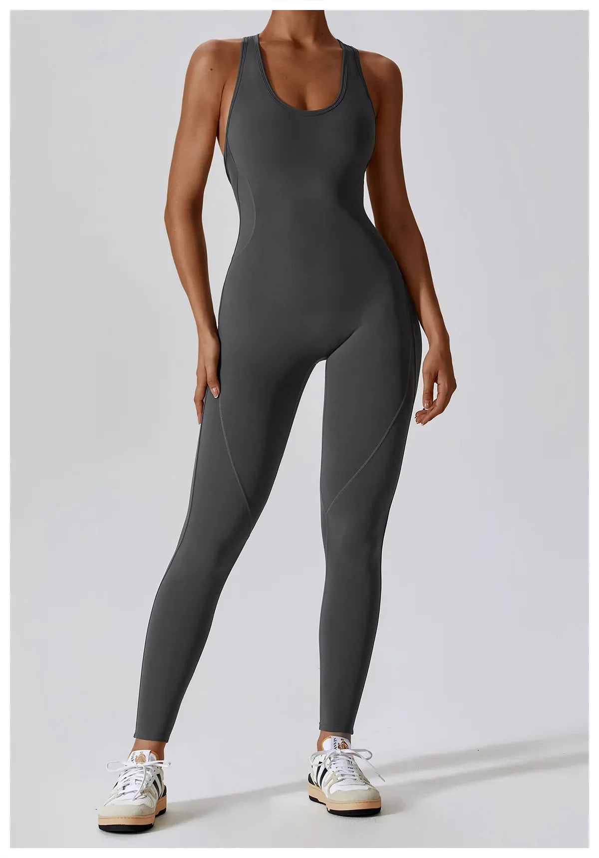 Seamless Yoga Jumpsuit - All-in-One Workout Outfit for Women