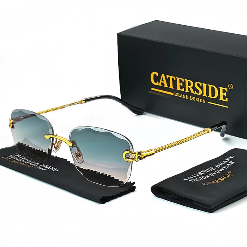 Rimcutter Royale Caterside Retro Gradient Sunglasses – Blade Lens Street Icon Shades