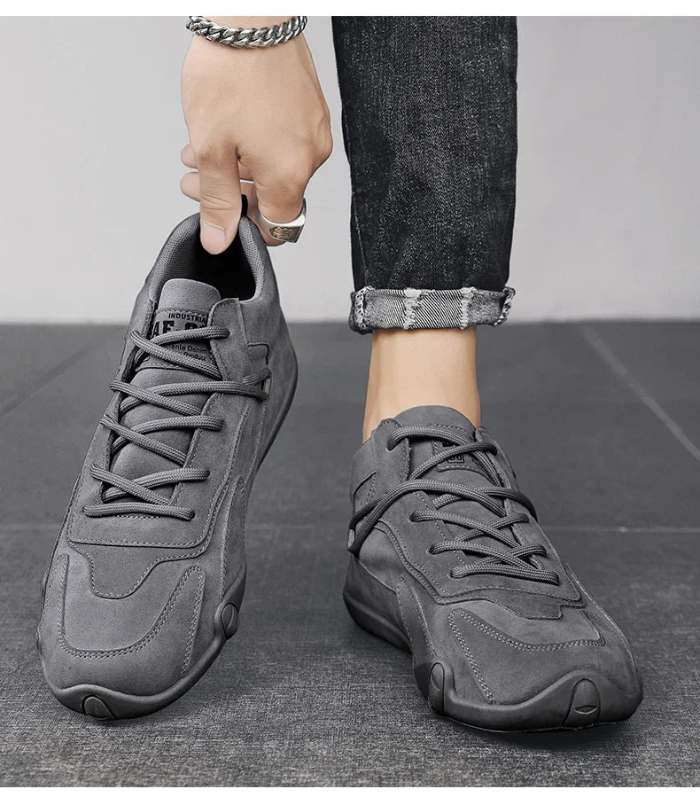 Khaki Riot: Qaawal Combat-Ready Ankle Kicks – Lace-Up Street Boots for Rock-Hardened Casuals