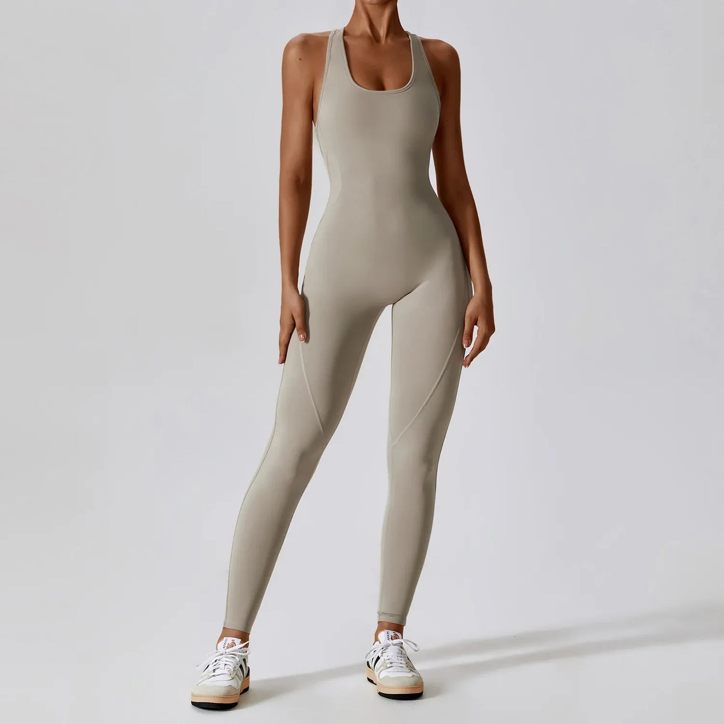 Seamless Yoga Jumpsuit - All-in-One Workout Outfit for Women