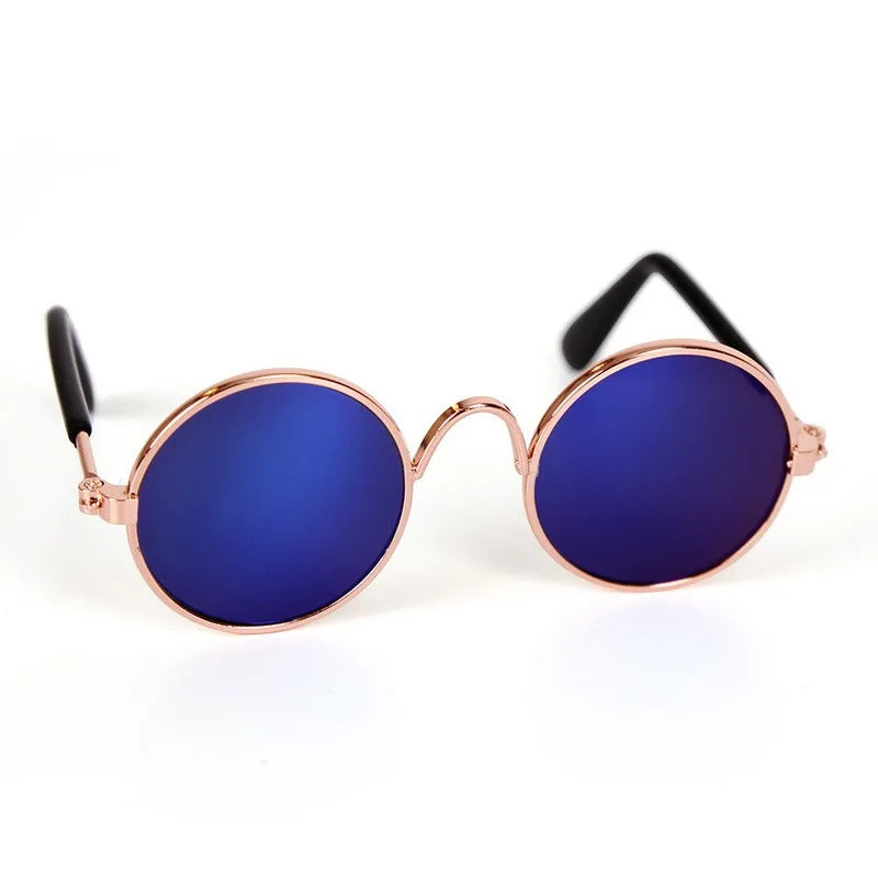 Purrfect Shades – Vintage Round Cool Cat & Dog Sunglasses for Stylish Pets