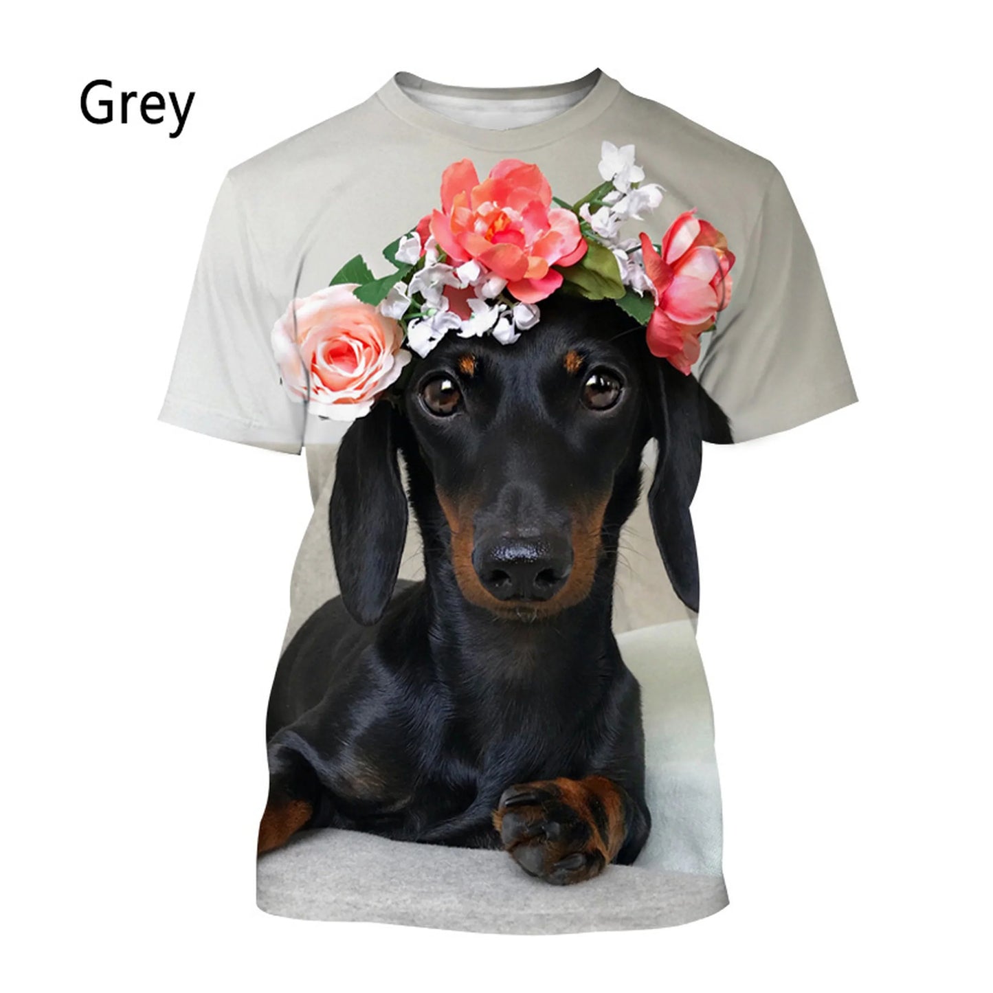 Dachshund 3D printed quick-dry t-shirt – tactical-grade casual tee for men & women XXL to 6XL ⚡🐶