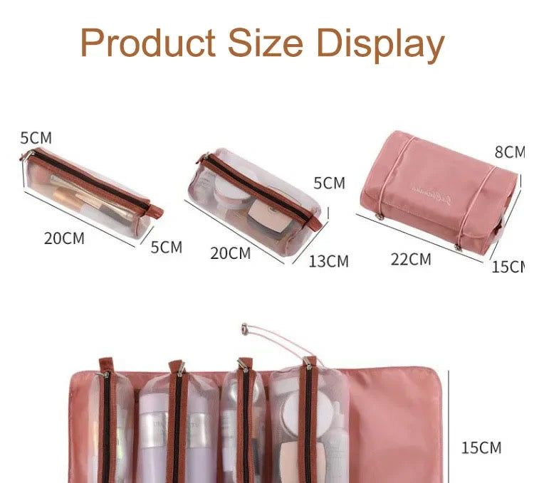 Bag of Holding: Ultra-Clever Travel Cosmetic Case for Women | Zippered Makeup & Toiletry Vault for Organized Queens