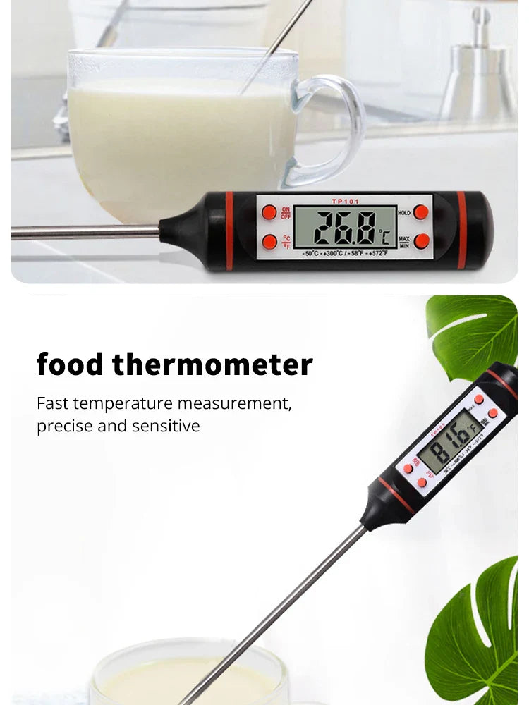 GrillMaster Pro Digital Kitchen Thermometer – Instant Accurate BBQ & Liquid Temp Probe