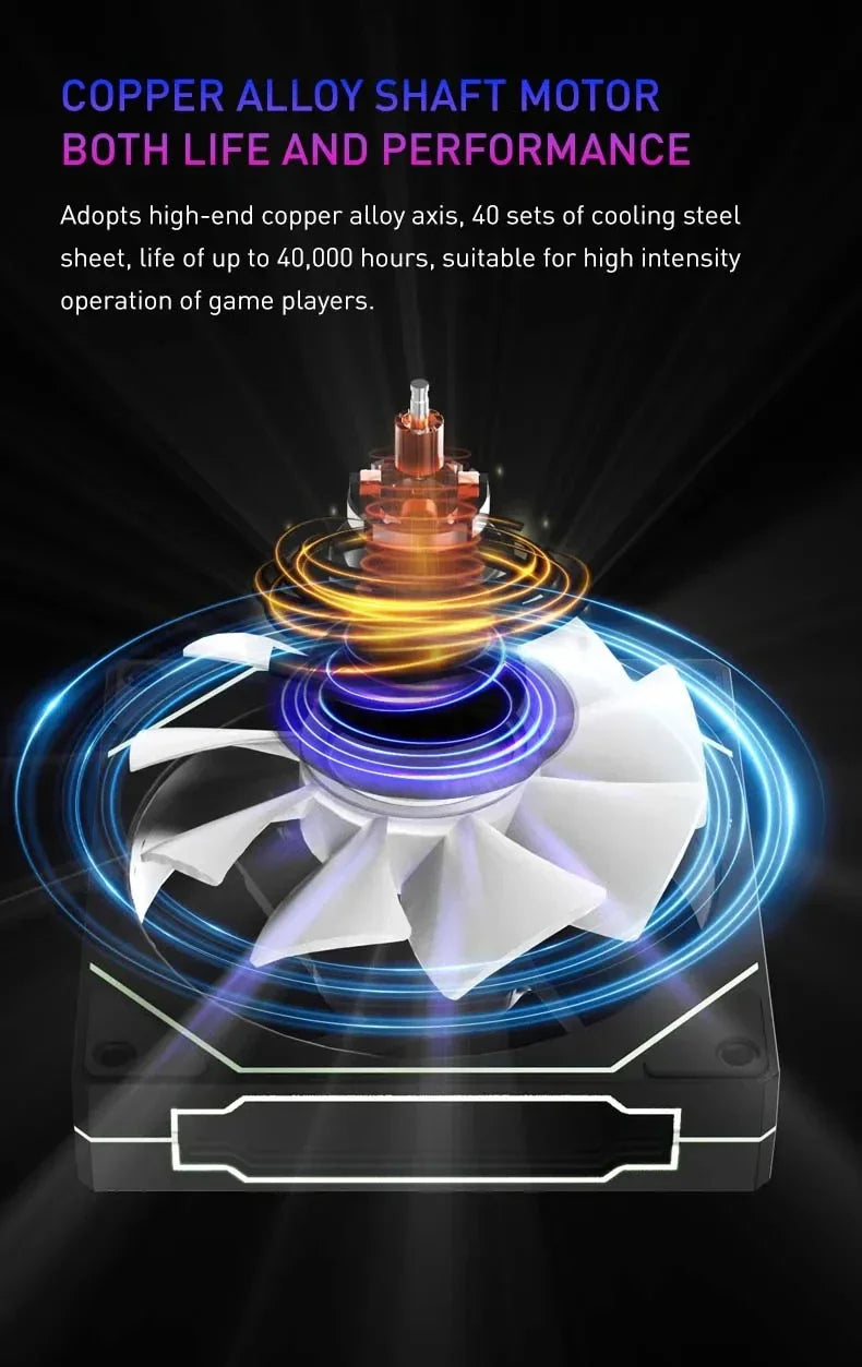 PRISM RIOT UF-2 PRO | 120mm 9-Blade ARGB Metalstorm Fan – Shred Heat, Not Riffs