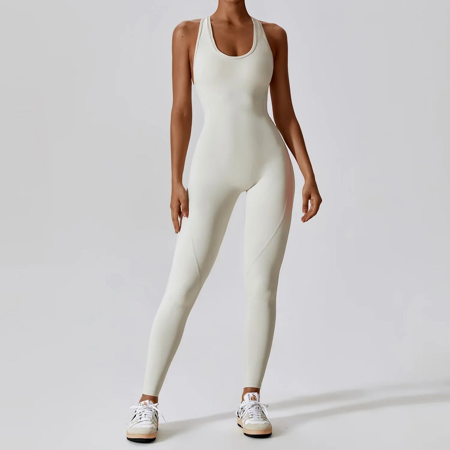 Seamless Yoga Jumpsuit - All-in-One Workout Outfit for Women