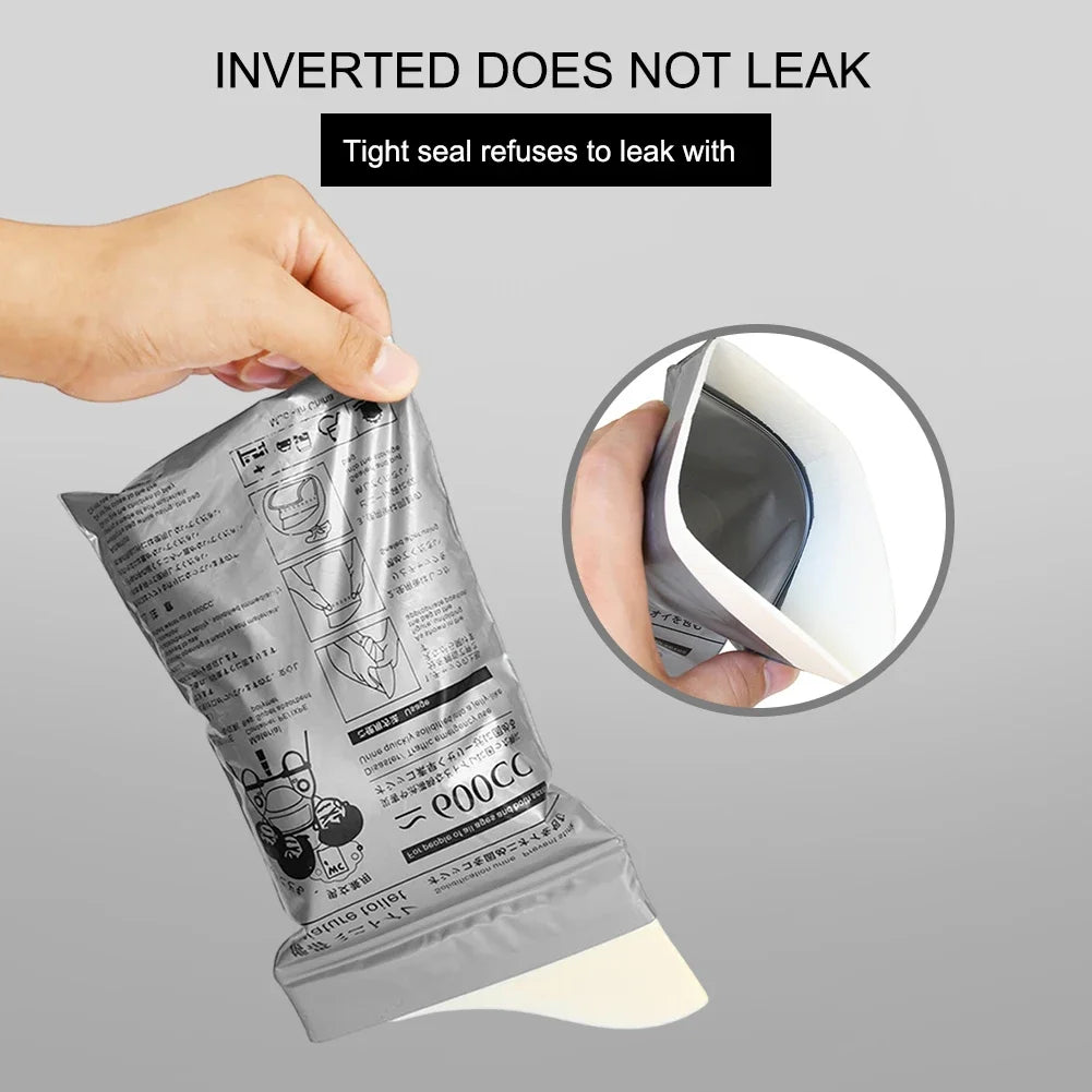 GoTime Bags – 4–40Pc Travel Pee & Emergency Urine Bags for Men, Women & Kids | 600ml/700ml Portable Leakproof Mini Toilets