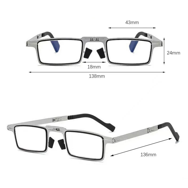 MOONBIFFY Fold & Focus – Portable Smart Folding Blue Light Reading Glasses for Men & Women 👓✨