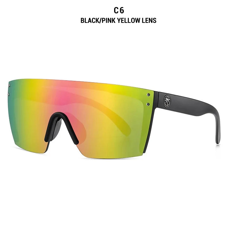 Heat Wave Square Polarized Sports Sunglasses UV400 for Men and Women