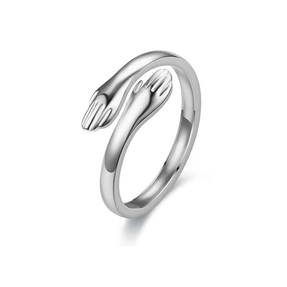 Lumé Curve Adjustable Zircon Ring — Effortless Sparkle for Every Kind of Day