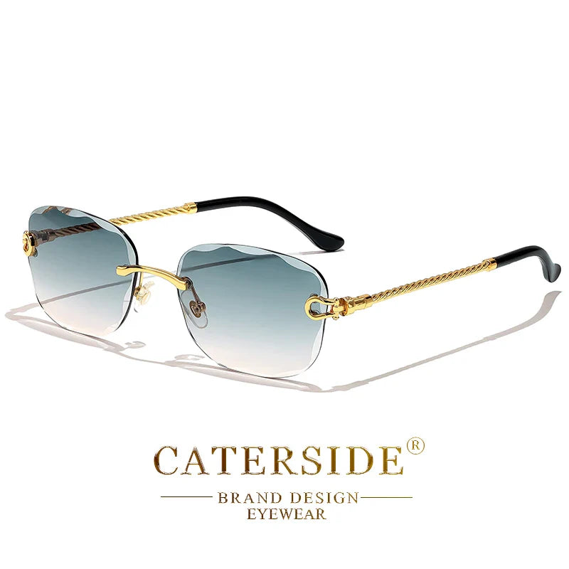 Rimcutter Royale Caterside Retro Gradient Sunglasses – Blade Lens Street Icon Shades
