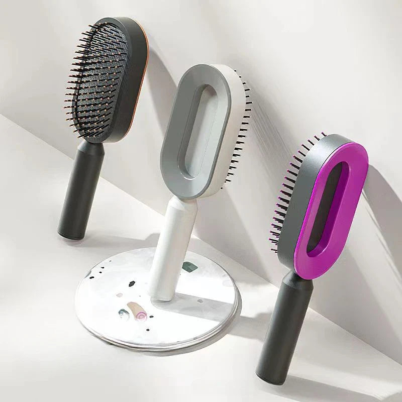 The Reckless Comb: One-Click Clean, Scalp-Slaying Air Cushion Hairbrush for Hardcore Hair Rebels