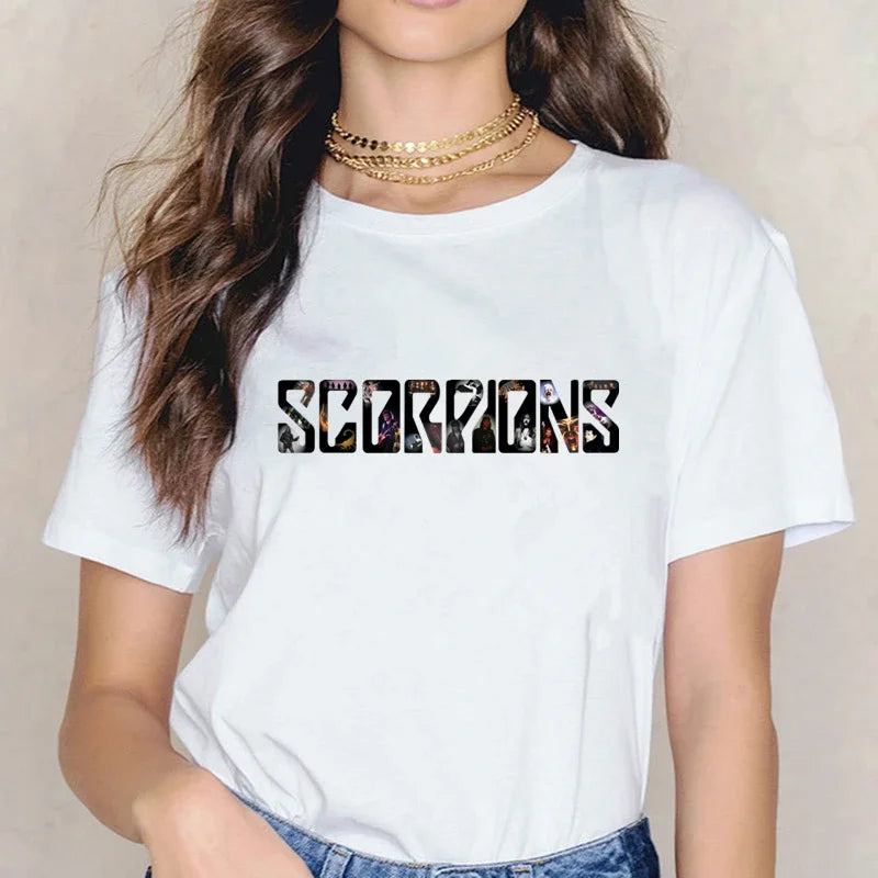 Love At First Riff: Scorpions Women’s T-Shirt for Loud Souls & Silent Judgers