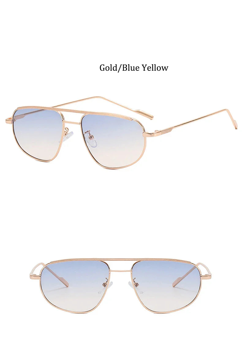 NIGHTCRASH 9190 – Retro Alloy Pilot Shades for Women | UV400 Rockstar Grade Gradient Eyewear