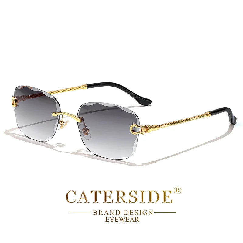 Rimcutter Royale Caterside Retro Gradient Sunglasses – Blade Lens Street Icon Shades