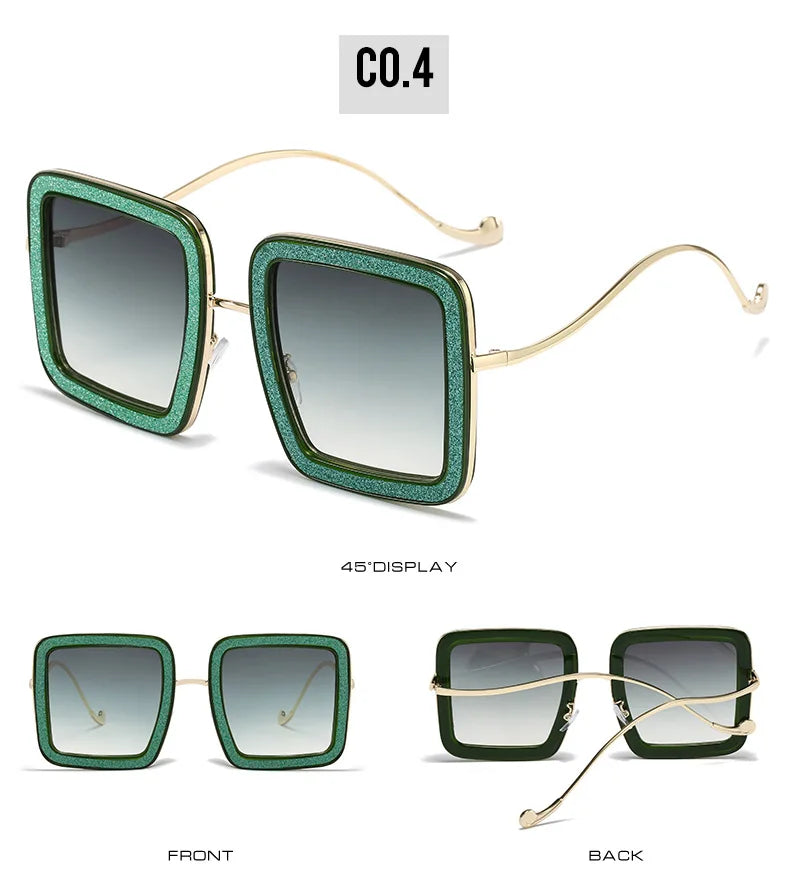 Glitter Vortex Shades – Rockstar Ice-Out Sunglasses for Unapologetic Legends