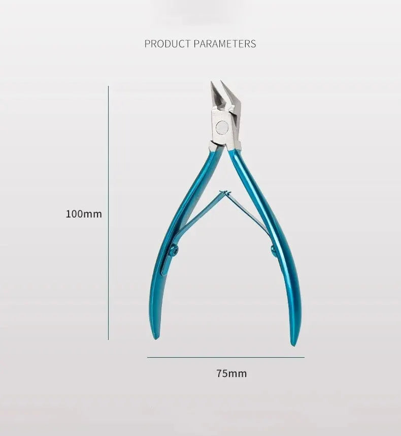 ClipTitan Precision Toenail Nipper – Stainless Steel Ingrown & Thick Nail Clipper for Podiatrist-Grade Care at Home