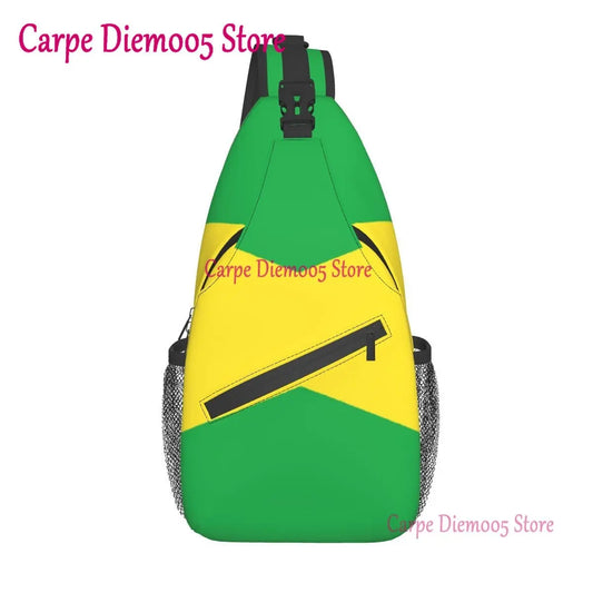 One Love Carry — Jamaica Flag Crossbody Sling Backpack For Everyday Vibes