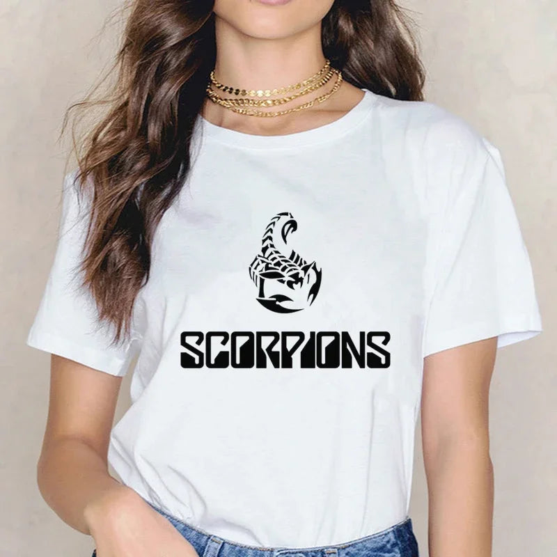 Love At First Riff: Scorpions Women’s T-Shirt for Loud Souls & Silent Judgers