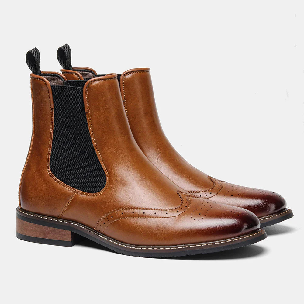 "Dead Poets Boots" – Lizard Vigilante Soft Leather Chelsea Boots for Men | Sleek Pointed-Toe Ankle Icons for Rebels, Artists & Gentlemen