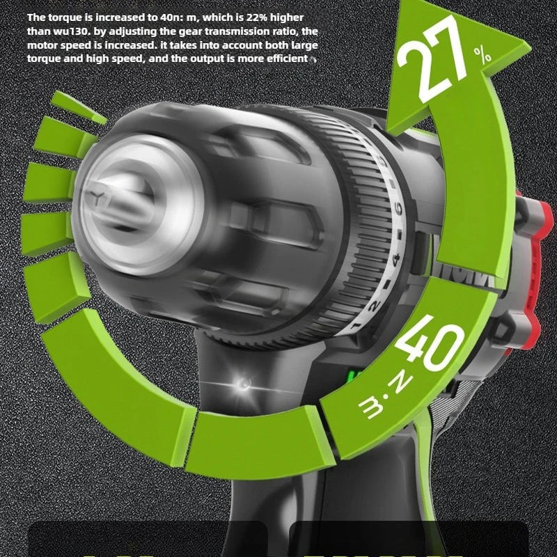 Worx WU130X Steel Cannon Brushless Cordless Drill – Lithium Beast with Wireless Charging & Military-Grade Grit