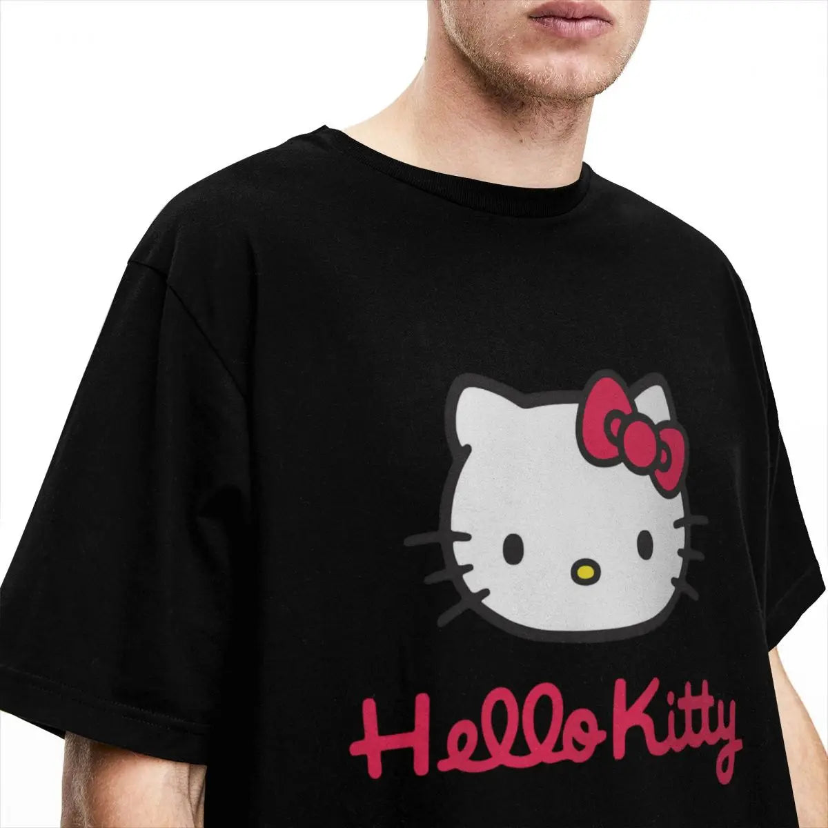 Hello Kitty Vintage T-Shirt for Men & Women - Cotton All-Season Casual Tee