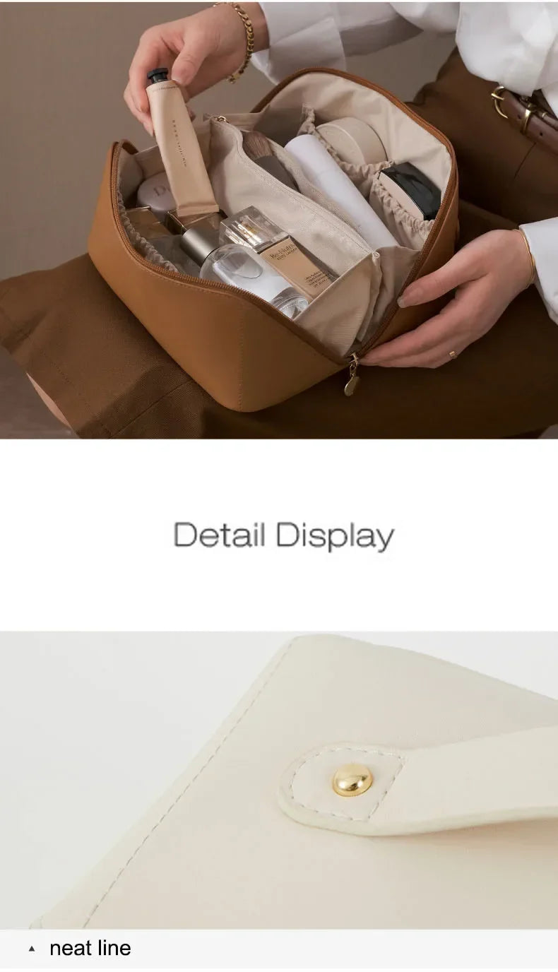 Bag of Holding: Ultra-Clever Travel Cosmetic Case for Women | Zippered Makeup & Toiletry Vault for Organized Queens