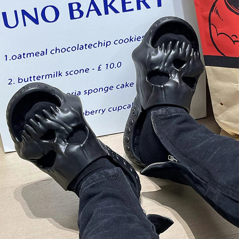 Skull Stompers – Heavy Sole EVA Punk Slides for Men & Women (Summer ‘25 Limited Chaos Edition)