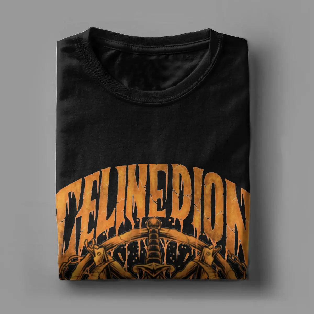 Titanic Metal Heart Tee – Celine Dion Parody Rock Shirt for Men & Women Cotton Short Sleeve Top