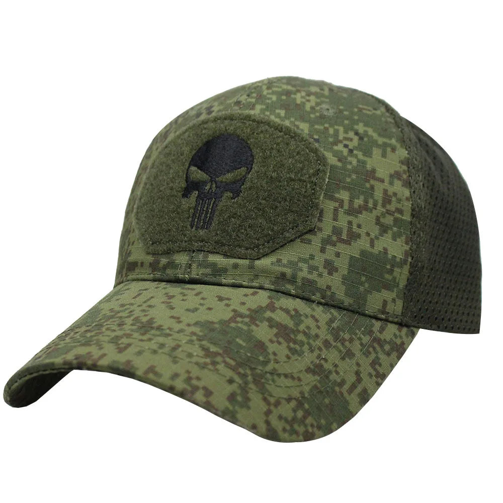 Skull Recon Tactical Camo Mesh Cap