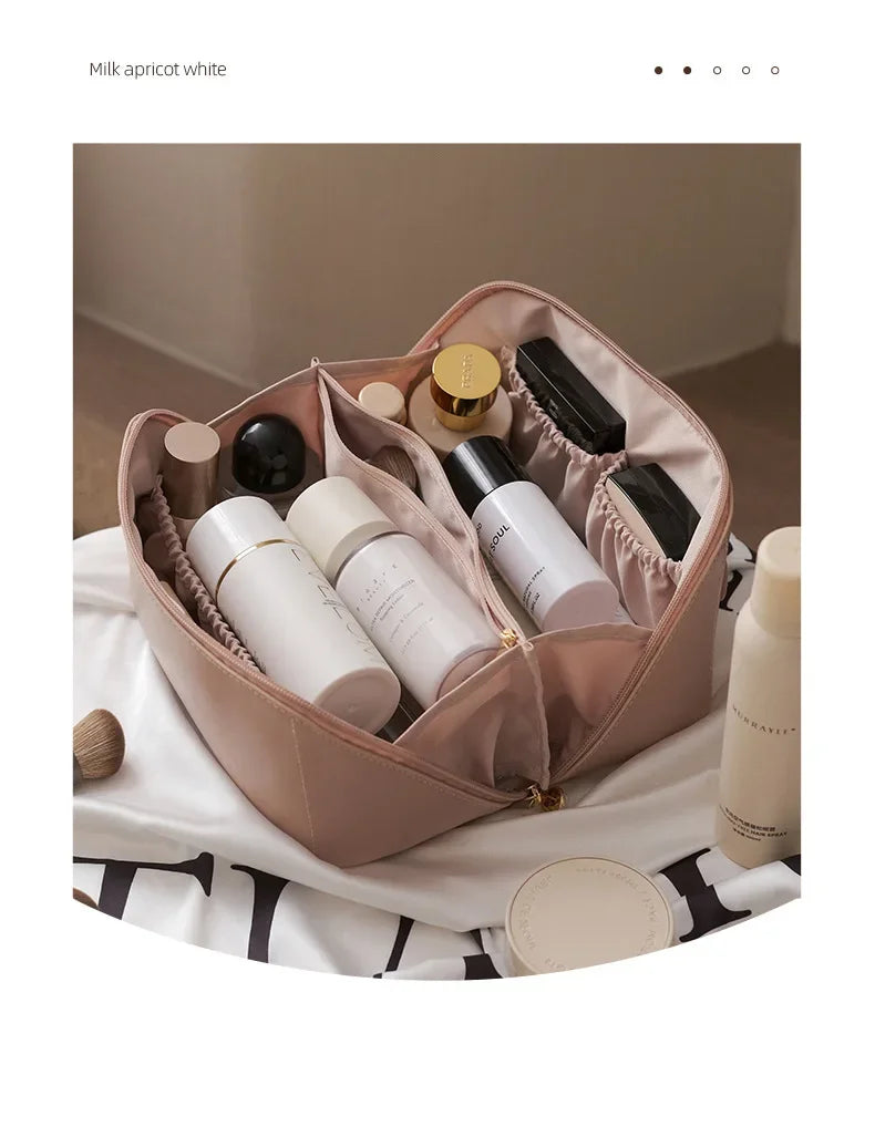 Bag of Holding: Ultra-Clever Travel Cosmetic Case for Women | Zippered Makeup & Toiletry Vault for Organized Queens