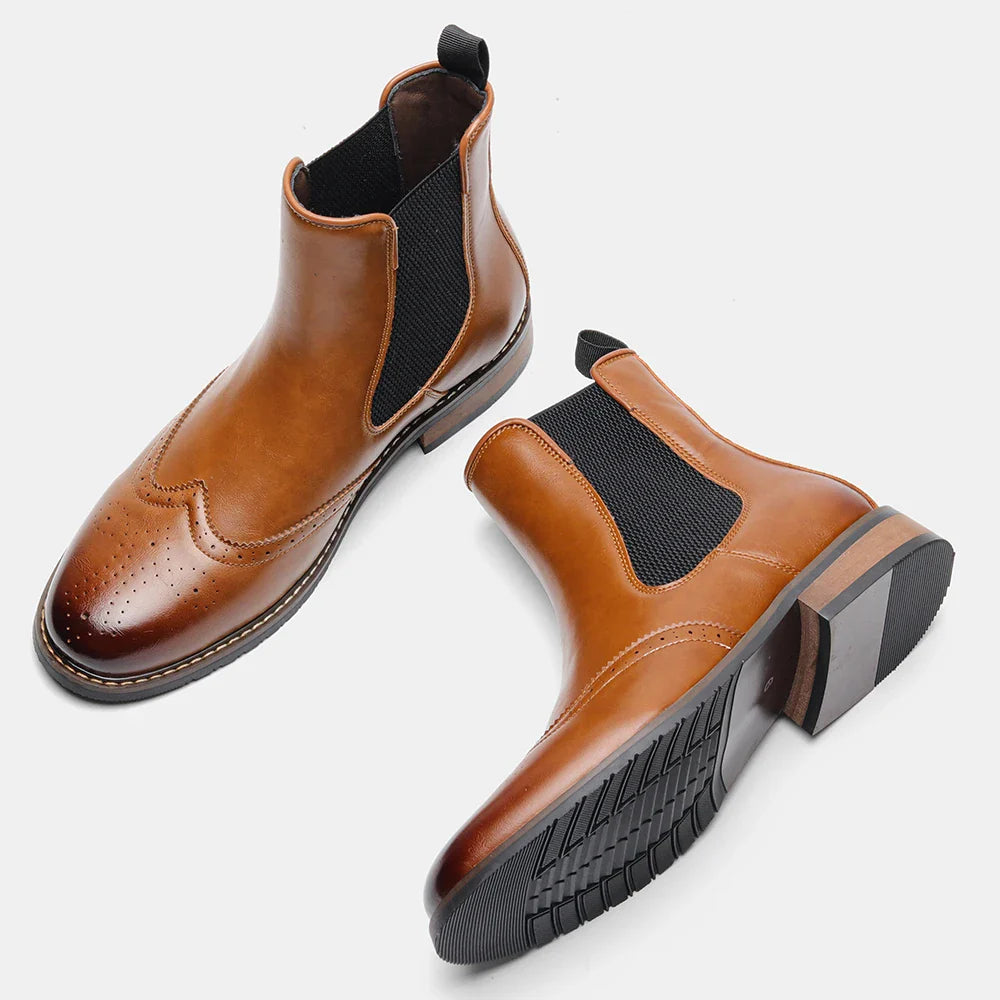 "Dead Poets Boots" – Lizard Vigilante Soft Leather Chelsea Boots for Men | Sleek Pointed-Toe Ankle Icons for Rebels, Artists & Gentlemen