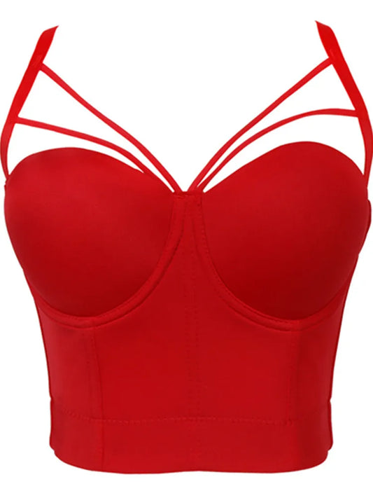 Heatwave V-Neck Street Camisole – Designer Cotton Crop Top for Women (5-Color Summer Edition)