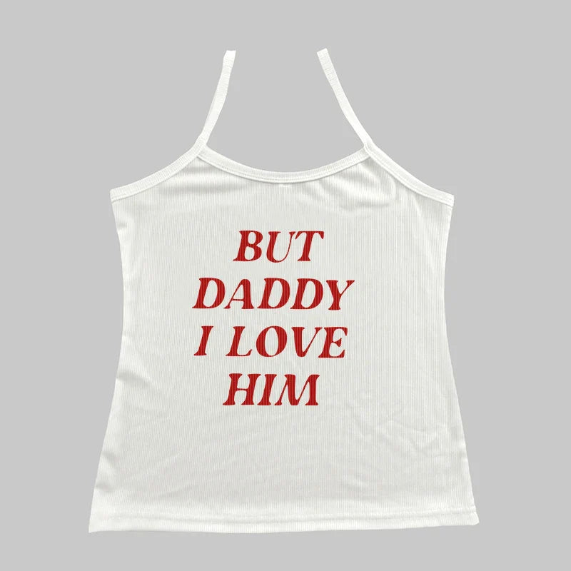 Rebel Romance: ‘But Daddy, I Love Him’ Y2K Fairycore Baby Tee – Sweet, Spicy & Slightly Defiant