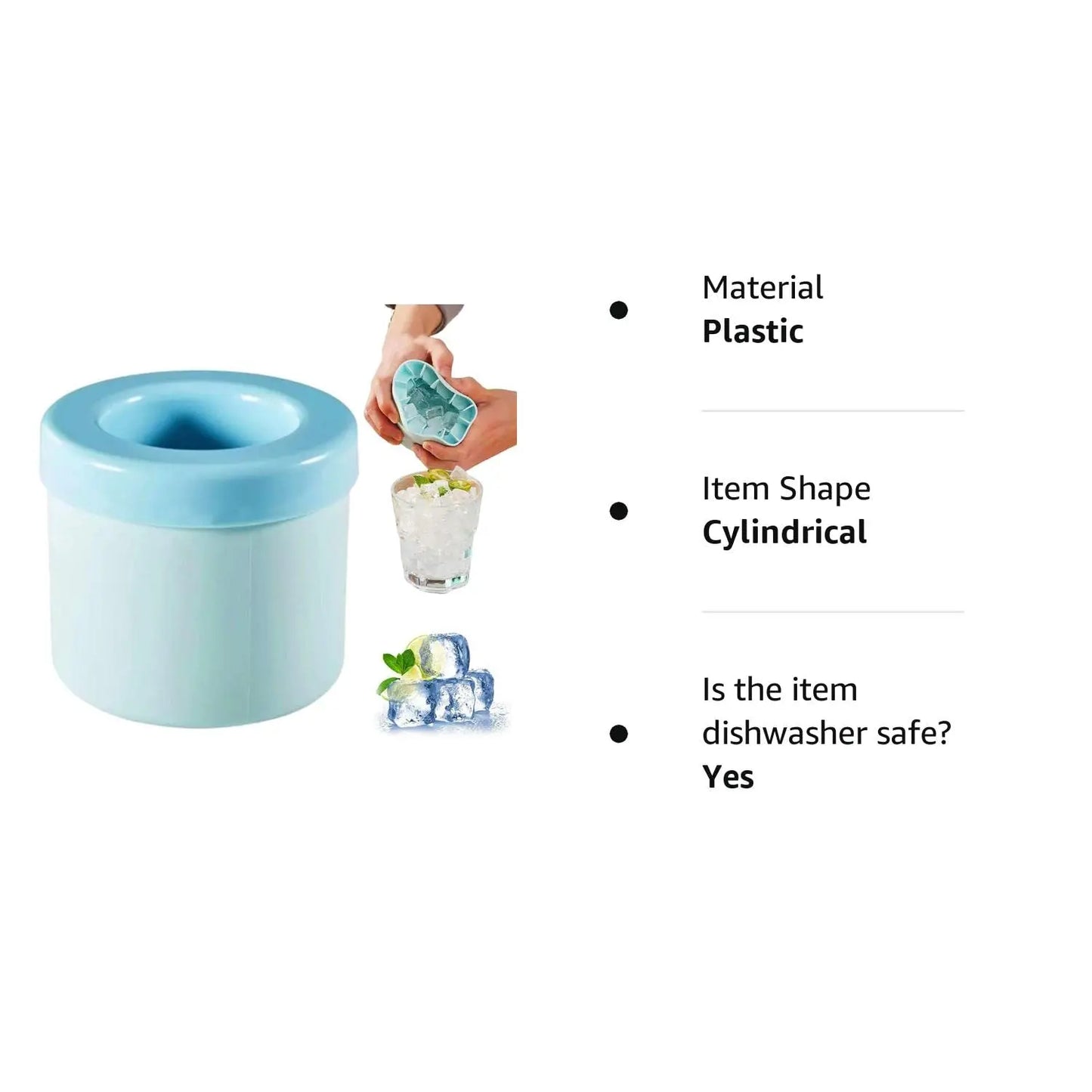 "Skull-Chillin’ Bullet Bucket" – Silicone Ice Cube Reactor for Whiskey, Cocktails, and Summer Mayhem