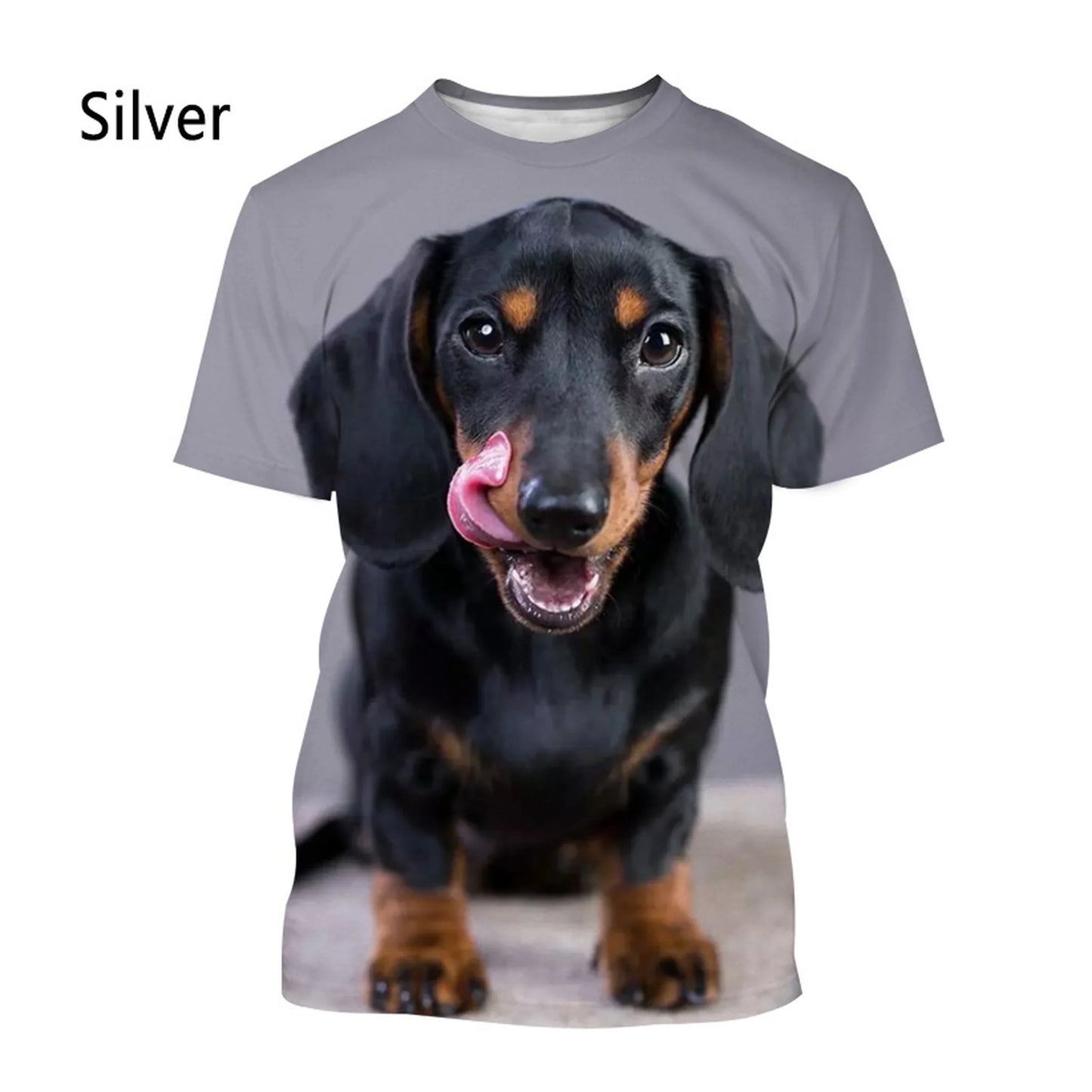 Dachshund 3D printed quick-dry t-shirt – tactical-grade casual tee for men & women XXL to 6XL ⚡🐶