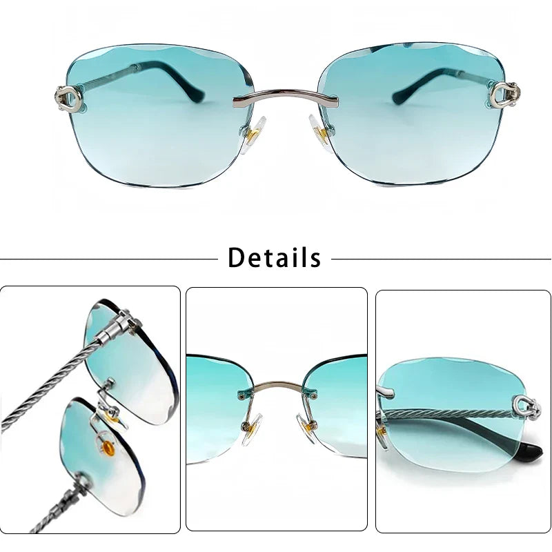 Rimcutter Royale Caterside Retro Gradient Sunglasses – Blade Lens Street Icon Shades